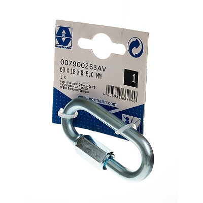 Карабина с дълга гайка 8мм