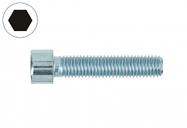 Винт с вътрешен шестостен DIN 912 кл. 8.8