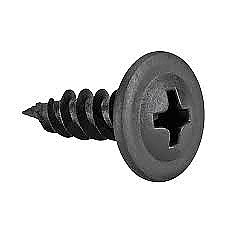 Винт самонарезен широка периферия черен РН2 
