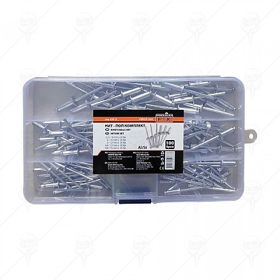 Нит поп 100бр. к-т/3,2/4/4,8/5.0/PREMIUMFIX 42612