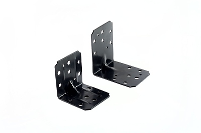 Планка ъглова подсилена черна 