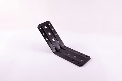 Планка ъглова черна 135° 