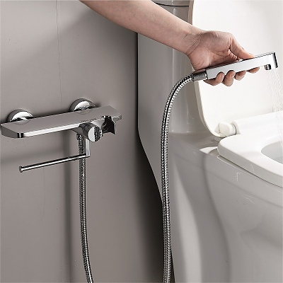 Смесител стенен за биде с хигиенен душ ICF 3510C