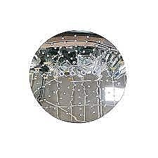 Душ за тръба кръг 22см огледален 24061