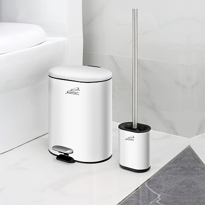 Комплект кош 6 литра + четка FR LINE БЯЛ 8355W