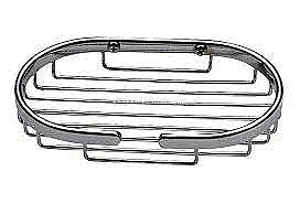 Алуминиева реш.сапунерка ЕЛИНОР 200 х 120 х 32 316 SATIN