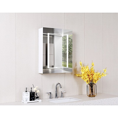 Горен огледален шкаф МАДЛЕН с LED осветление 5015/65-2