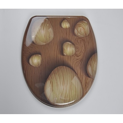 Тоалетна седалка от дуропласт с бавно затваряне 764