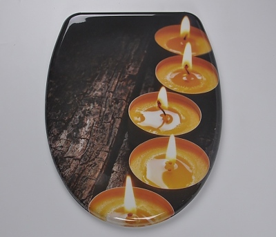 Тоалетна седалка от дуропласт с бавно затваряне 761