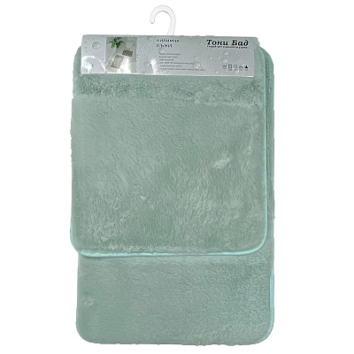 Килимче бъни мента гумиран гръб 45×50+45×70см. сет