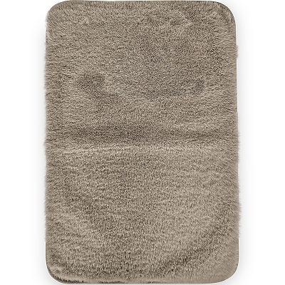 Килимче бъни бежово гумиран гръб 67/140