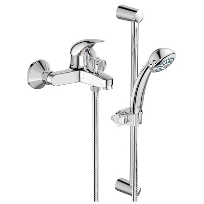 Смесител стенен за вана/душ с аксесоари B1294AA ORION