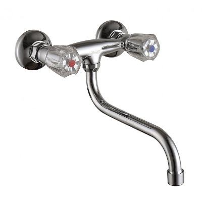 Смесител за кухня стенен долен ДУНАВ 5018719 7116