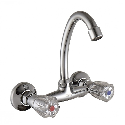 Смесител стенен за кухня висок ДУНАВ 5018718 7119