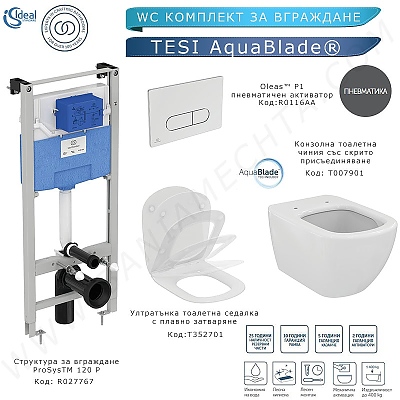 Структура за вграждане промо пакет R030301 /R027767 + R0116AA + T007901 + T352701