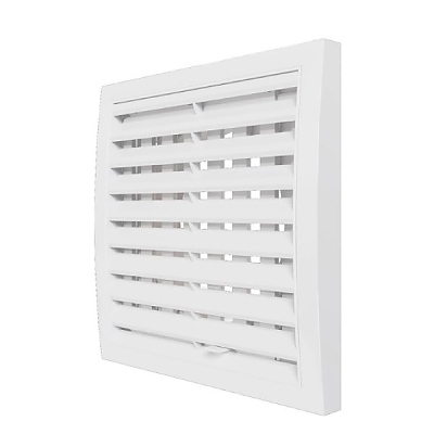 Регулируема решетка с регулируеми жалюзи 200x200 и фланец ф125 2020RRP12.5F