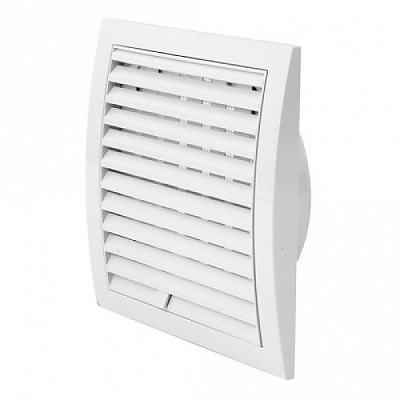 Регулирума решетка 148х153мм фланец ф100 мм