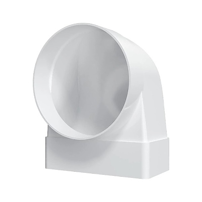 Коляно-конектор от правоъгълен в-д 55x110 към елемент с фланец ф100 511SK10FP