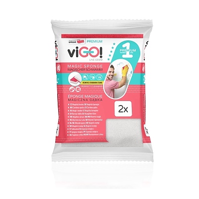 Магическа гъба за почистване 2бр. PREMIUM №1 VIGO