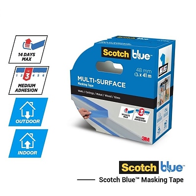 3M Scotch 2090 Multi-surface тиксо за всякакви повърхности 41m x 48 mm