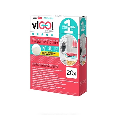 Цветоуловителни кърпи 20 бр.. PREMIUM №1 VIGO