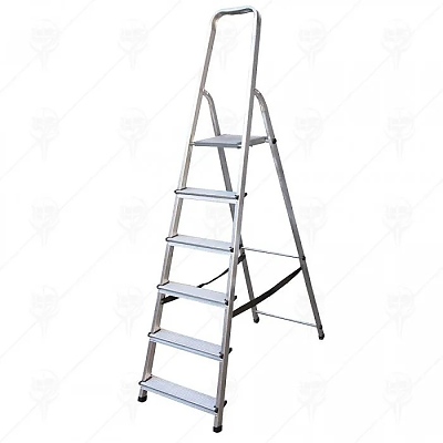 Стълба алуминиева домакинска 5+1 DRABEST/3.2м.