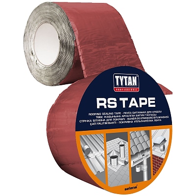 Покривна битумна лента с алуминиево покритие червена 150мм. 10м. ТYTAN