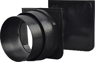 Тапа + тапа с дренаж комплект 135х135 ЛЕКСОН  Ø100 /  Ф110