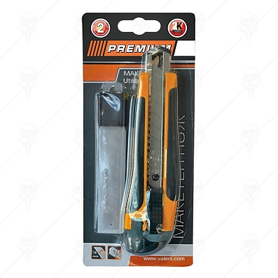 МАКЕТЕН НОЖ 3БР.РЕЗЕРВ.18ММ/PREMIUM/31093