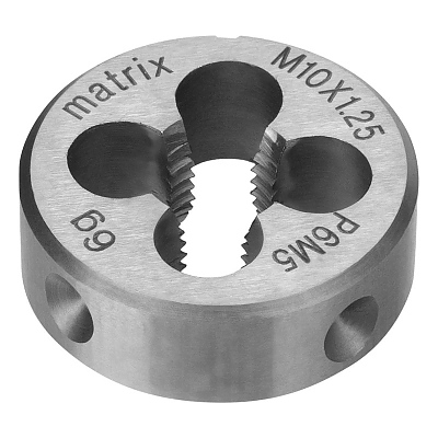 Плашка М10 Х 1,25 ММ, HSS/ MTX 770919