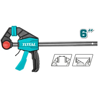 Стяга дърводелска с тресчотков механизъм TOTAL IND 