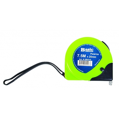 Ролетка пластмасова с двоен стоп 7,5m x 25mm BS