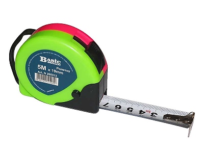 Ролетка пластмасова двоен стоп 5м х 19мм BS