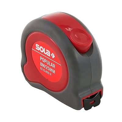 Ролетка гумирана противоударна SOLA PP 8 - 8 m х 25мм.