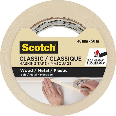 Хартиено тиксо 48mm x 50m 3M Scotch® Classic