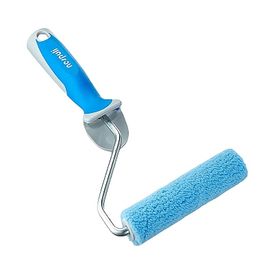 Валяк мини тефлон син