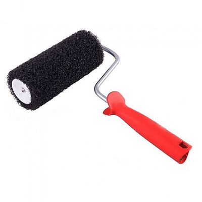 Валяк мини 25см. + дръжка за нанасяне на финна шпакловка 