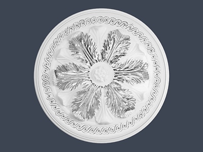 Декоративна розетка R-8 силвер Ф47см. 