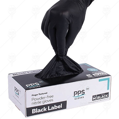 Ръкавици нитрил без пудра  М 100БР.