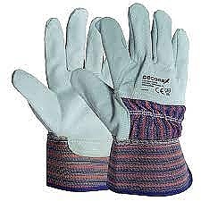 Ръкавици телешка кожа сиви 10