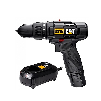 Бормашина акумулаторна CAT DX15, LI-ION, 12V, 10мм, 30 NM 174689