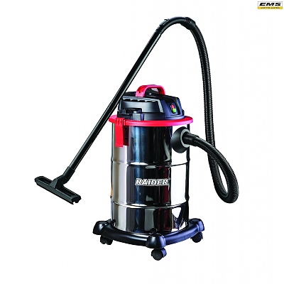Прахосмукачка за сухо и мокро 1300W 30L INOX RD-WC07/090316