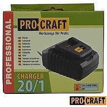 Зарядно 20V /бързо зареждане / 20/1 PROCRAFT