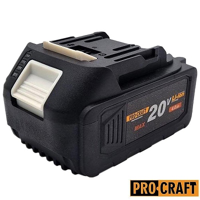 Батерия PROCRAFT 20V 4AH 20/4