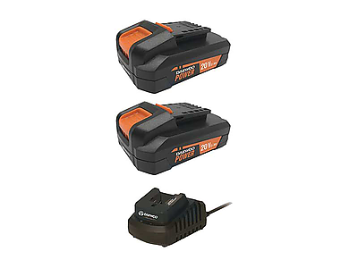 Зарядна станция UNI-BAT 21V/2.5AH+2БР.БАТЕРИЯ UNI- 20V/2.0AH