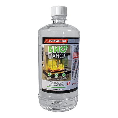 ГОРИВО БИОЕТАНОЛ ЗА КАМИНИ 1Л PREMIUM 44284