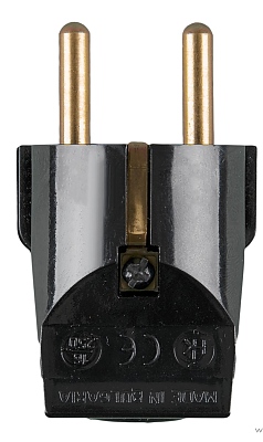 Щепсел 16A черен Н.Киров 