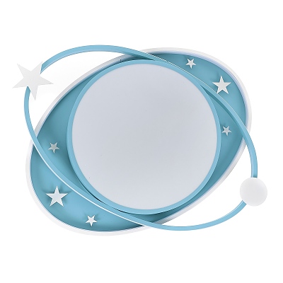 Плафон Planets, син, elbulgaria, 3000k-4000k-6000k, led 87w, 2448