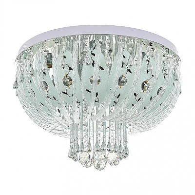 Кристален полилей, хром, elbulgaria, 8x40w+led rgb, 1836/60 ch