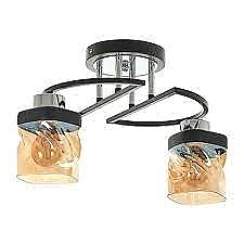 Полилей Rodes, черен, elbulgaria, 2xe27, 2499/2